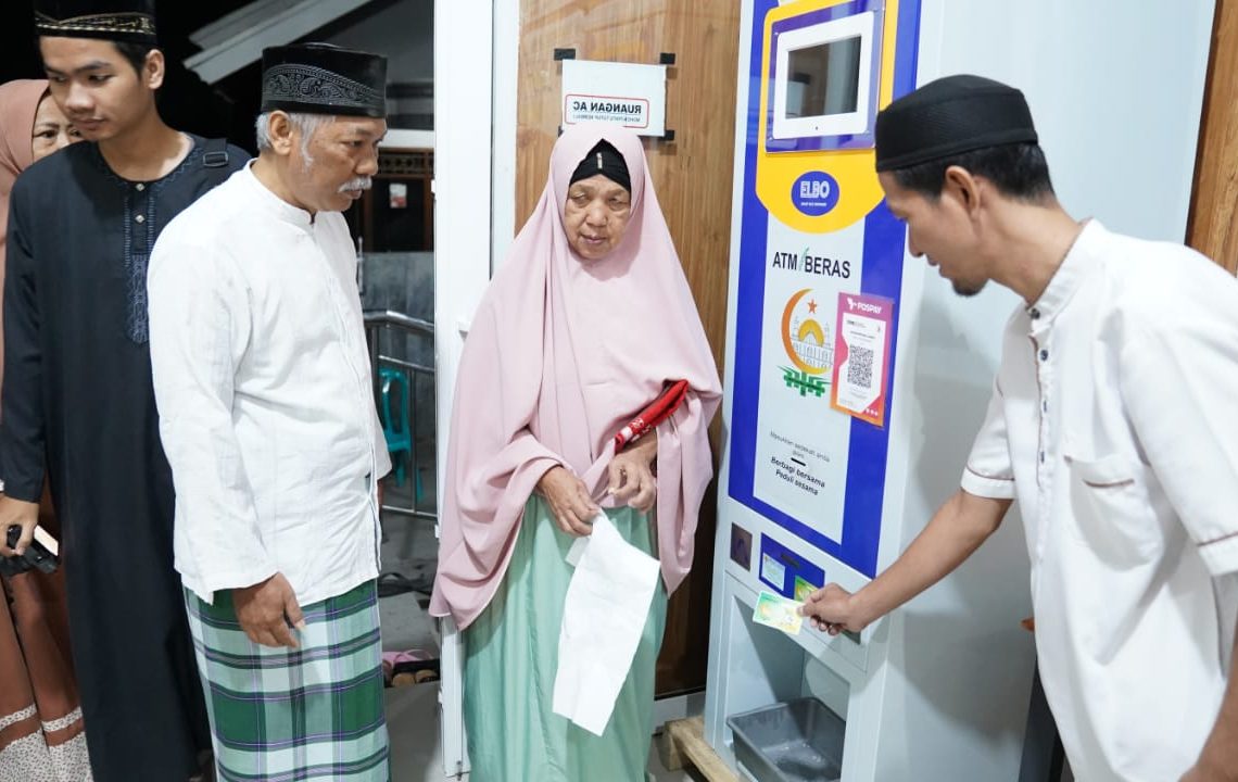 Lewat Atm Beras Pt Pos Terus Genjot Program Tjsl Bumn Infobanknews