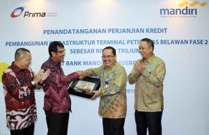 Mandiri dan Pelindo 1 (Prima)