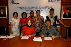 Mou PT Andalan dengan Bank BRI 4