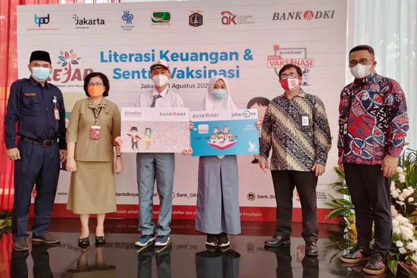 Bank DKI Lakukan Literasi Keuangan & Sentra Vaksinasi