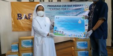 Sambut HUT Ke-24, BAF Gelar CSR Caring For Children