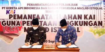 Sebagian Aset Lahan KAI Akan Dikelola Masjid Istiqlal