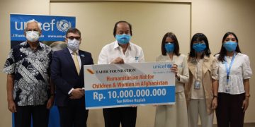 Tahir Foundation Sumbang Rp10 Miliar untuk Kemanusiaan Dukung UNICEF di Afganistan