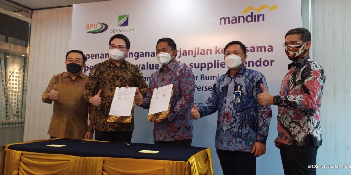 Bank Mandiri Salurkan Kredit ke PT Bumi Pangan Utama