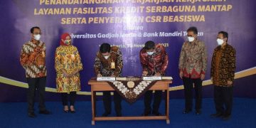 Mandiri Taspen Beri Beasiswa dan Kredit Pegawai UGM