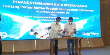 Dorong PEN, Bank Mandiri Dukung Digitalisasi Transaksi BP Batam 
