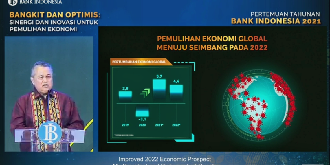 Targetkan Ekonomi Tumbuh 4,7-5,5% di 2022, BI Akan Tingkatkan Sinergi Kebijakan