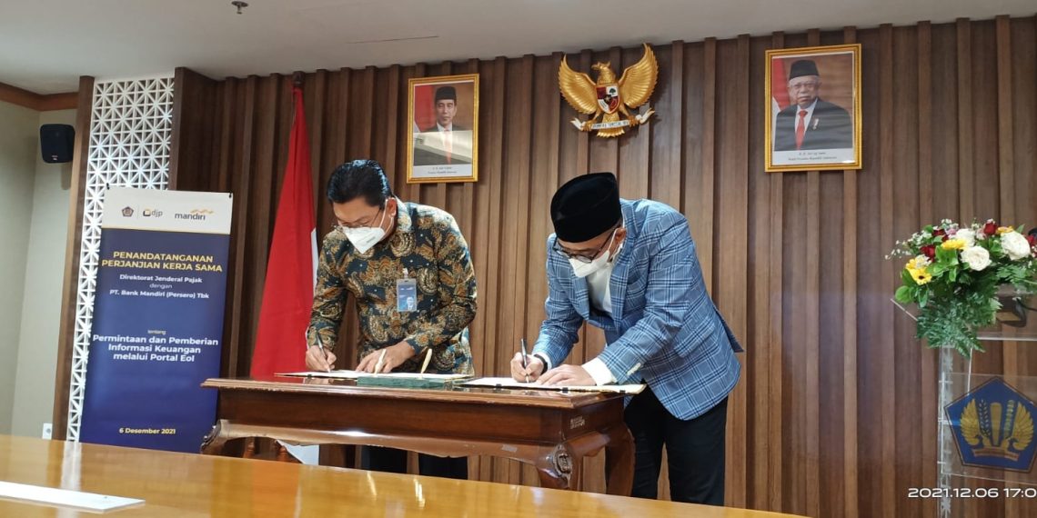 Bank Mandiri dan Ditjen Pajak Kerja Sama Optimalkan Perpajakan