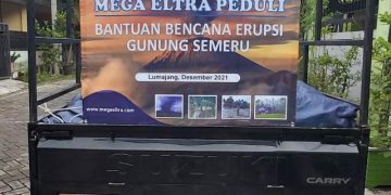 Mega Eltra Salurkan Bantuan ke Korban Bencana Erupsi Semeru