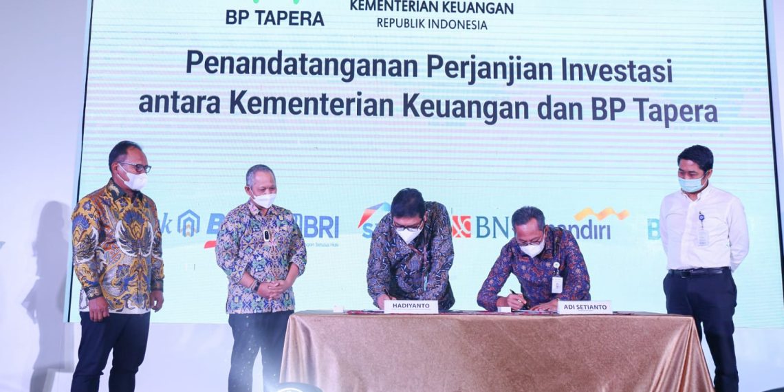 Penandatanganan Perjanjian Investasi Kementerian Keuangan dan BP Tapera
