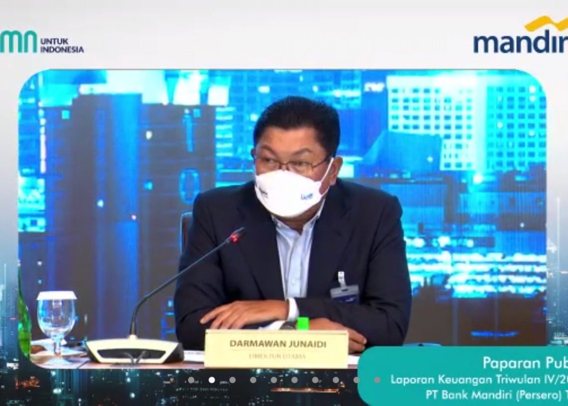 Naik 66,8% Bank Mandiri Cetak Laba Bersih Rp28,03 Triliun Di 2021 ...