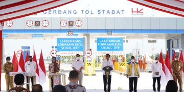 Presiden Jokowi Resmikan Jalan Tol Binjai-Langsa