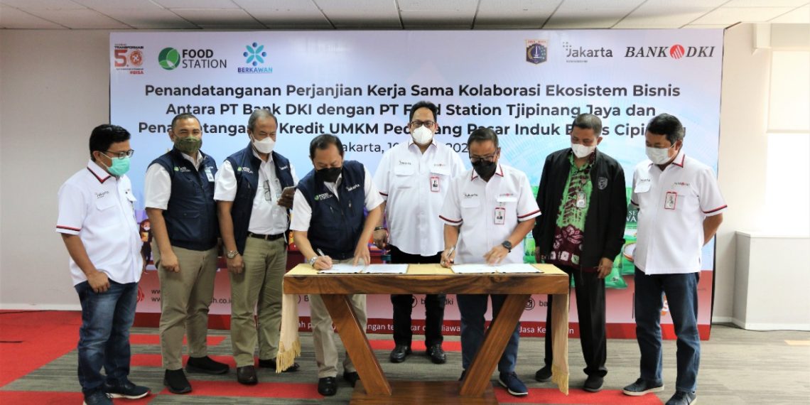 Bank DKI dan Food Station Kolaborasi Bangun Ekosistem Bisnis di Jakarta