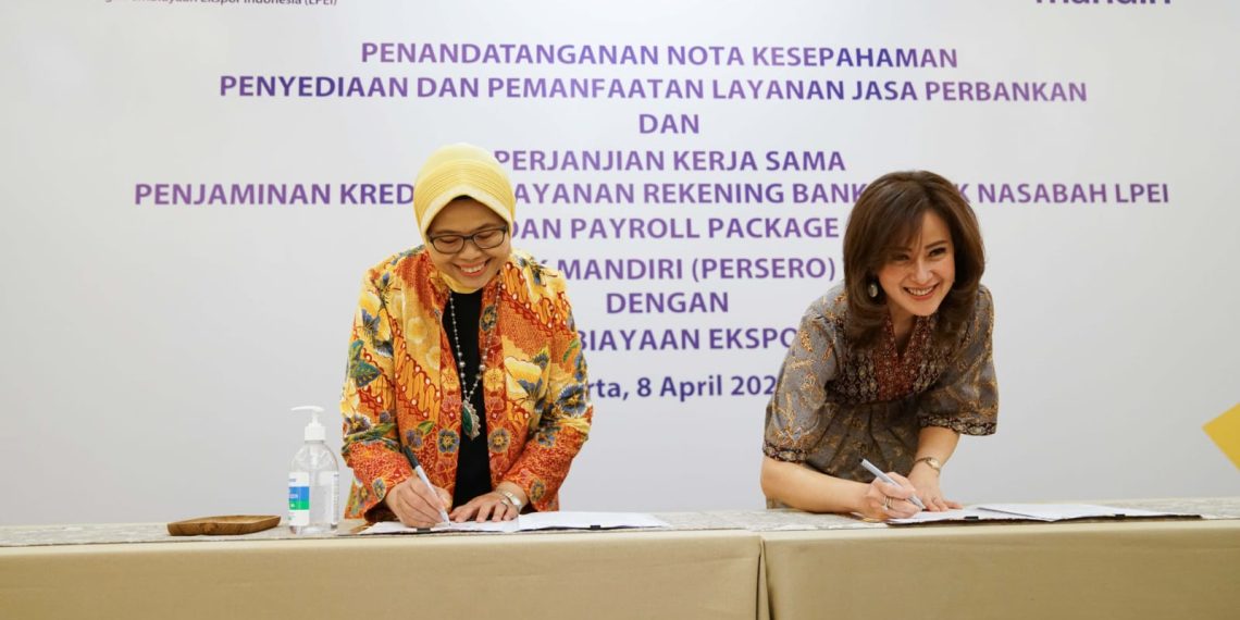 Dorong Transaksi Ekspor, LPEI dan Bank Mandiri Perluas Layanan Keuangan