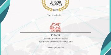 Sangat Populer, Generali Boyong Infobank Digital Brand Award 2022