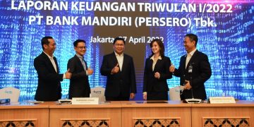 Mantap, Laba Bank Mandiri Melonjak 70% di Kuartal I-2022