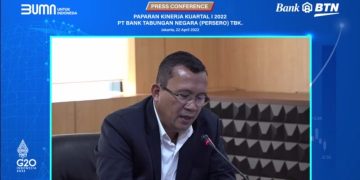 Laba Bersih BTN Naik 23,89% jadi Rp774 Miliar di Kuartal I-2022