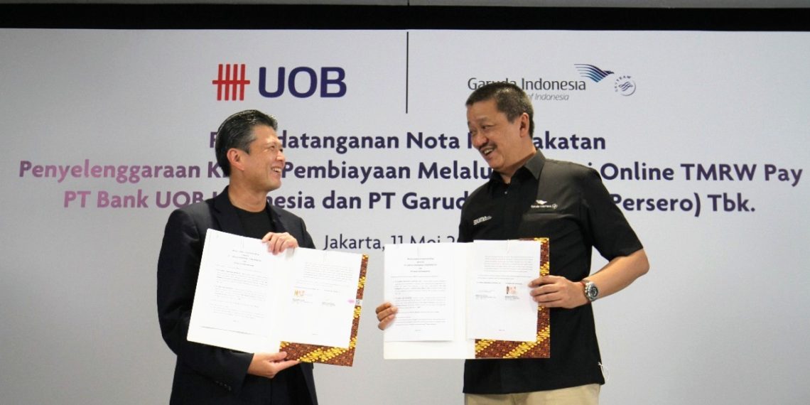 Gandeng Garuda Indonesia, UOB Mudahkan Pembayaran Tiket Pesawat
