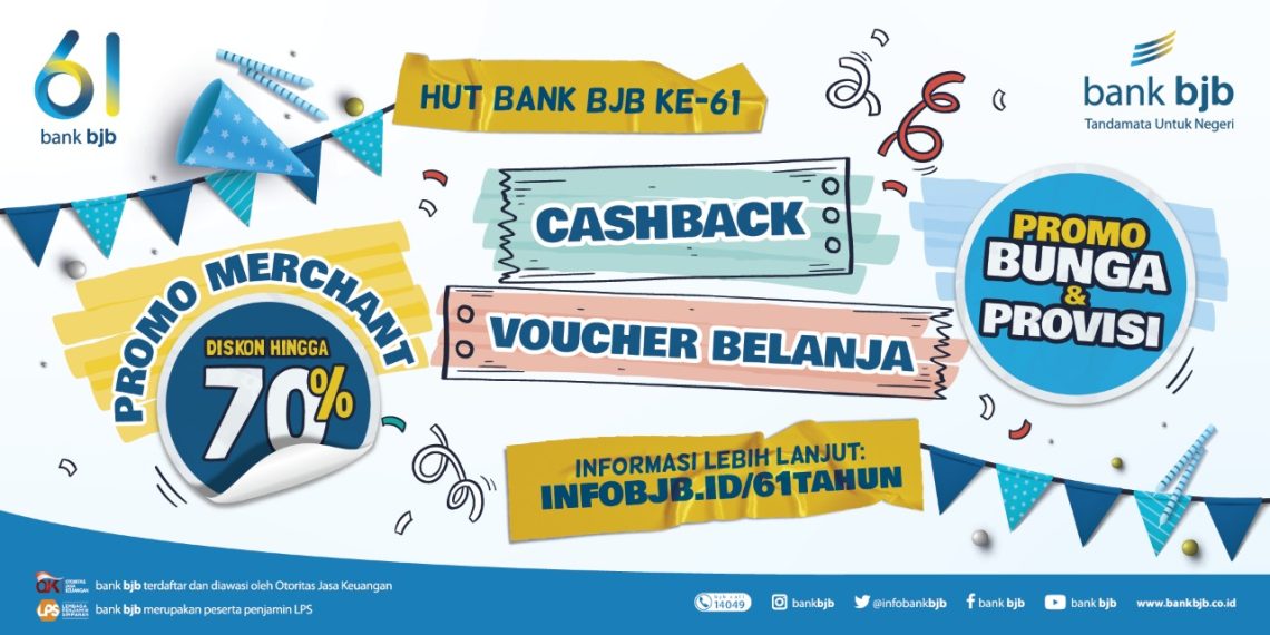 HUT 61 BJB, Milenial Siap-Siap Dapat Cashback Puluhan Juta