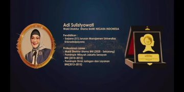 Kerja Keras, Antar Wadirut BNI Raih Top 100 Most Outstanding Women 2022