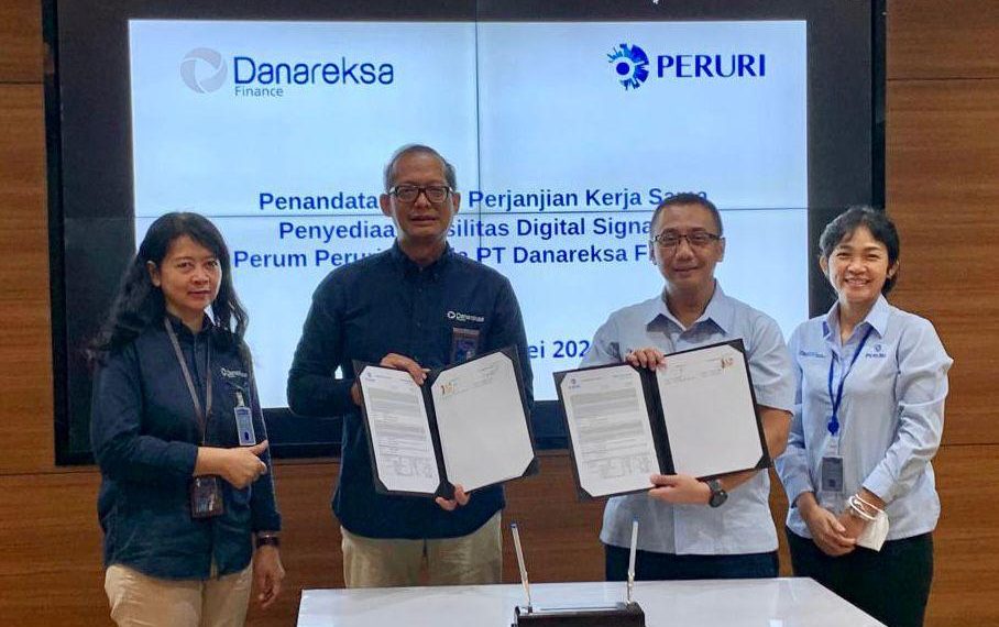 Danareksa Finance dan Peruri Kerja Sama Penyediaan Fasilitas Digital Signature