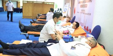 Askrindo Gelar Donor Darah di HUT RI ke-77