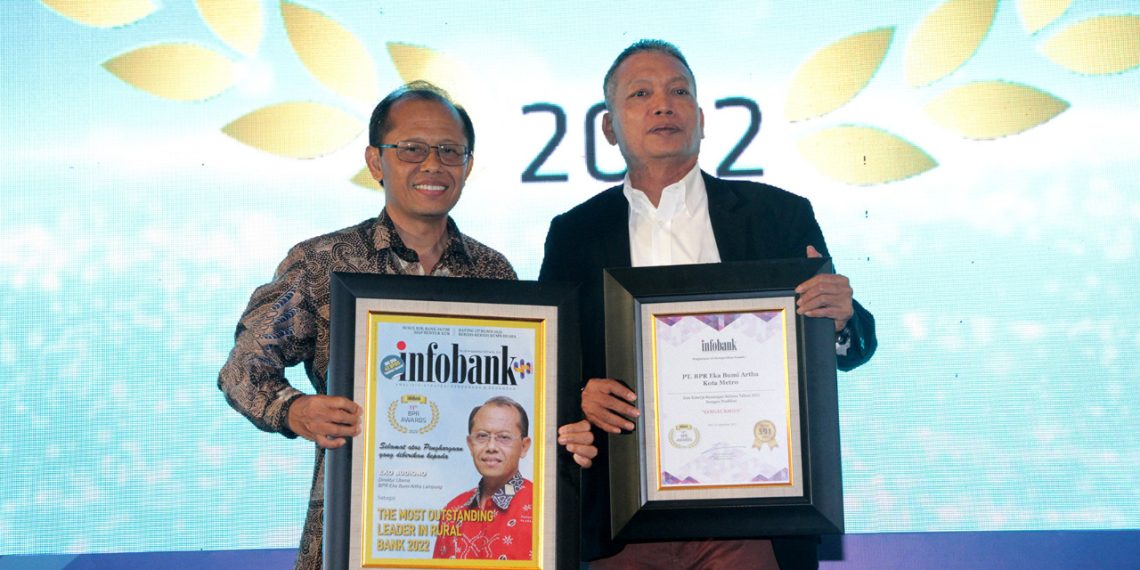Eko Budiyono, Dirut Bank Eka Raih The Most Outstanding Leader in Rural Bank 2022