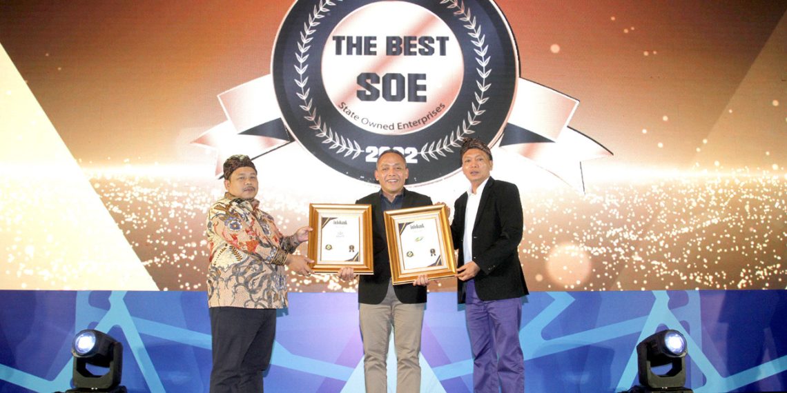 Berkinerja Apik, PTPN V Boyong Infobank The Best State Owned Enterprise 2022 