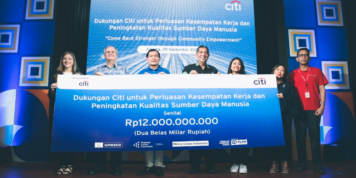 Citi Indonesia Salurkan Dana Hibah ke NGO