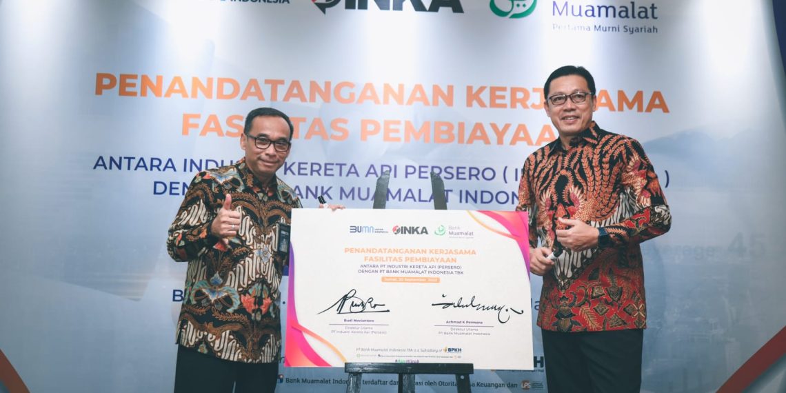 Penandatanganan Kerjasama Fasilitas Pembiayaan PT INKA Dengan Bank Muamalat