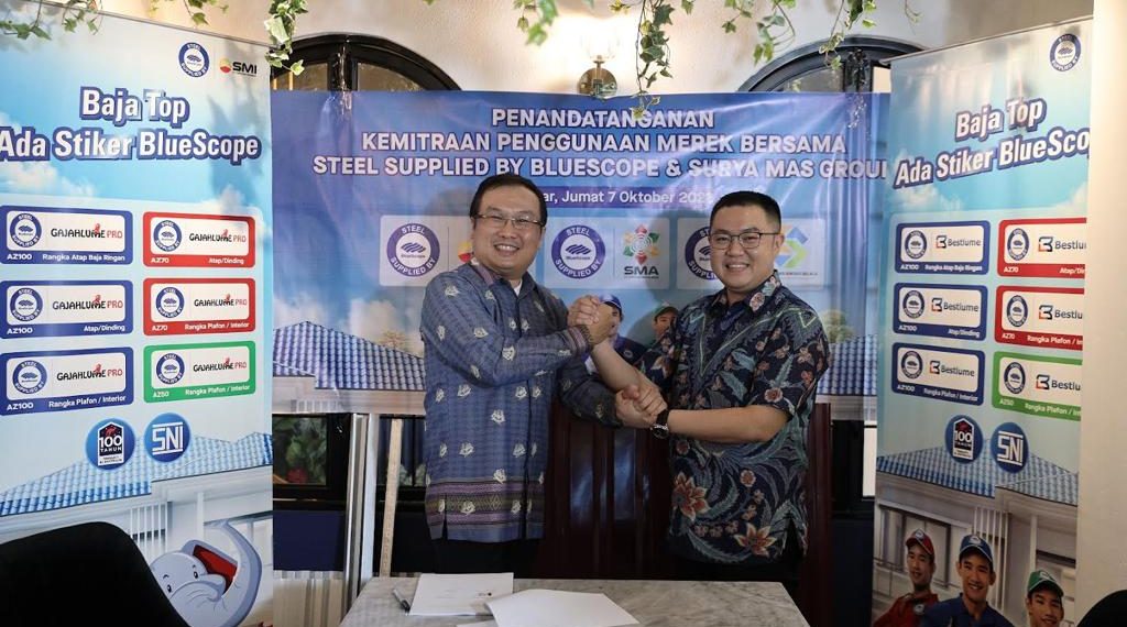 BlueScope dan Surya Mas Group Kolaborasi Perkuat Pasar Baja Ringan
