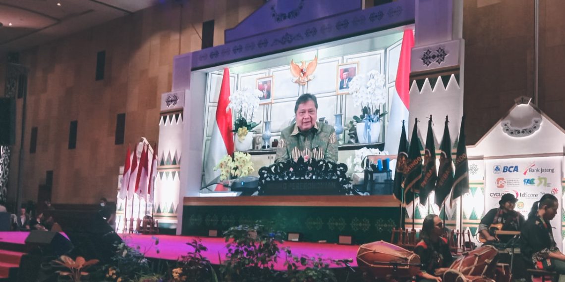 Menko Perekonomian Airlangga Hartarto Buka MUNAS Perbarindo ke-X