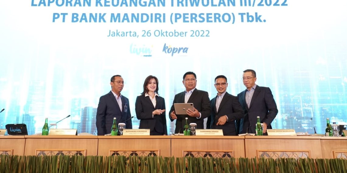 Top Banget! Laba Bank Mandiri Meroket 59,4% di Kuartal III-2022