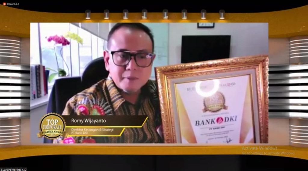 Bank DKI Raih Top Corporate Finance Award 2022