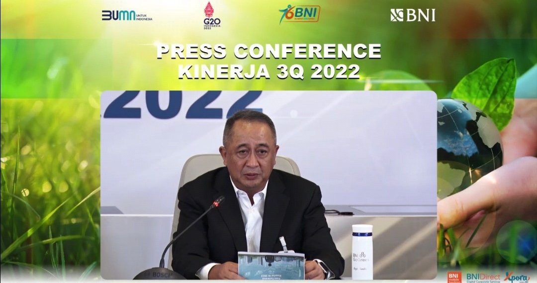 Laba BNI Melesat 76,8% jadi Rp13,7 Triliun di Kuartal III-2022