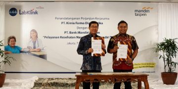 Mandiri Taspen dan Kimia Farma Diagnostika Kolaborasi Tingkatkan Layanan Nasabah