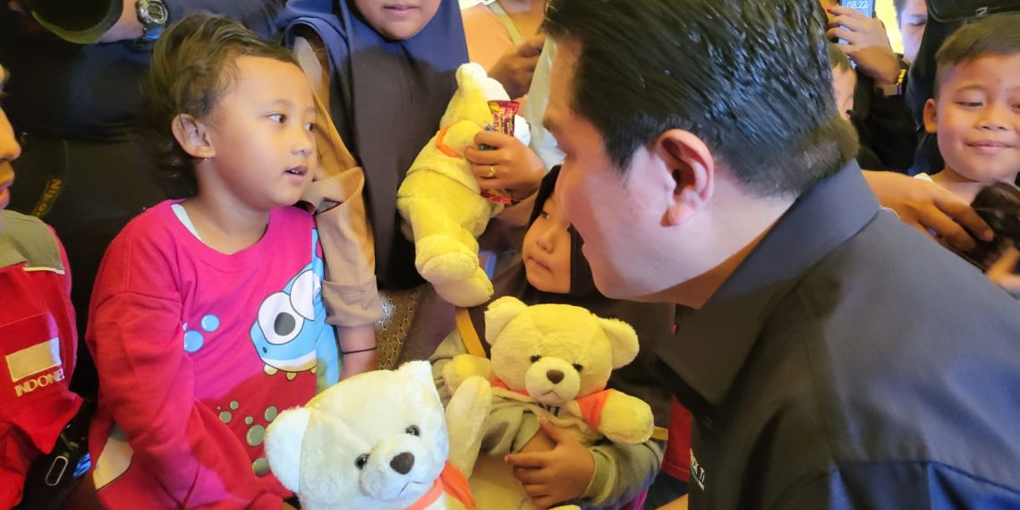 Erick Thohir Dorong BUMN Kolaborasi Tanggulangin Dampak Gempa Cianjur