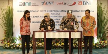 BNI dan Bank Jatim Sinergi Support Ekonomi Digital di Jawa Timur