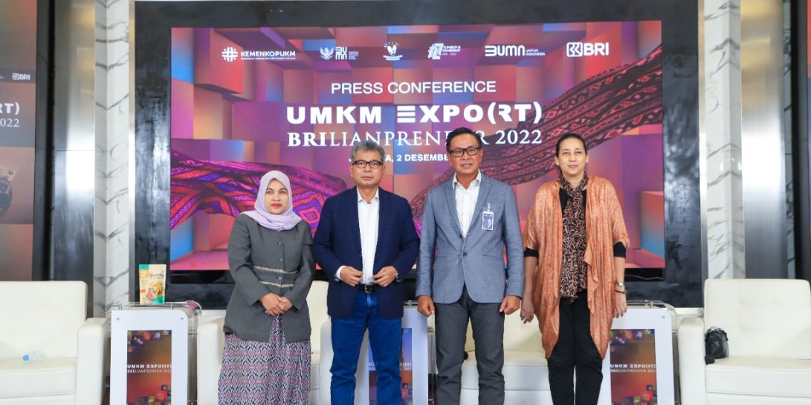 Genjot Ekspor UMKM, BRI Gelar UMKM EXPO(RT) BRILianpreneur 2022