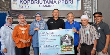 BRI Finance Beri Santunan Korban Gempa Cianjur