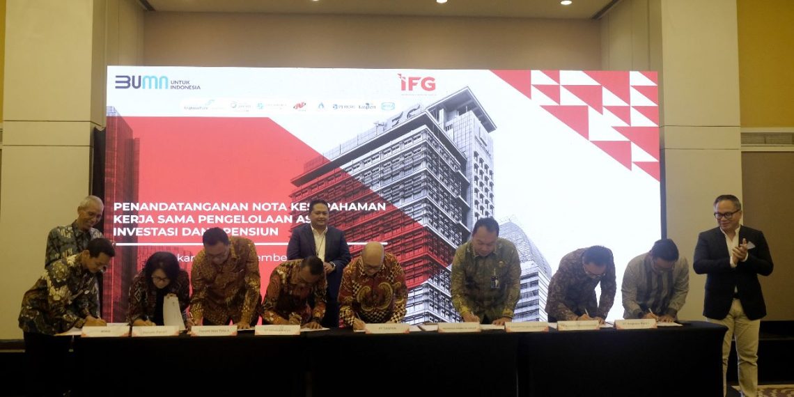 Dukung Pengelolaan Dana Investasi, IFG Gandeng 8 BUMN Pendiri Dana Pensiun