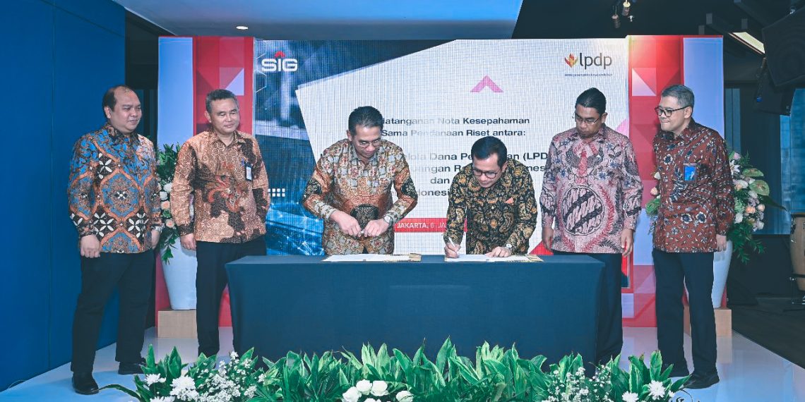 SIG dan LPDP Jalin Kerja Sama Pendanaan Riset Sparepart Pabrik