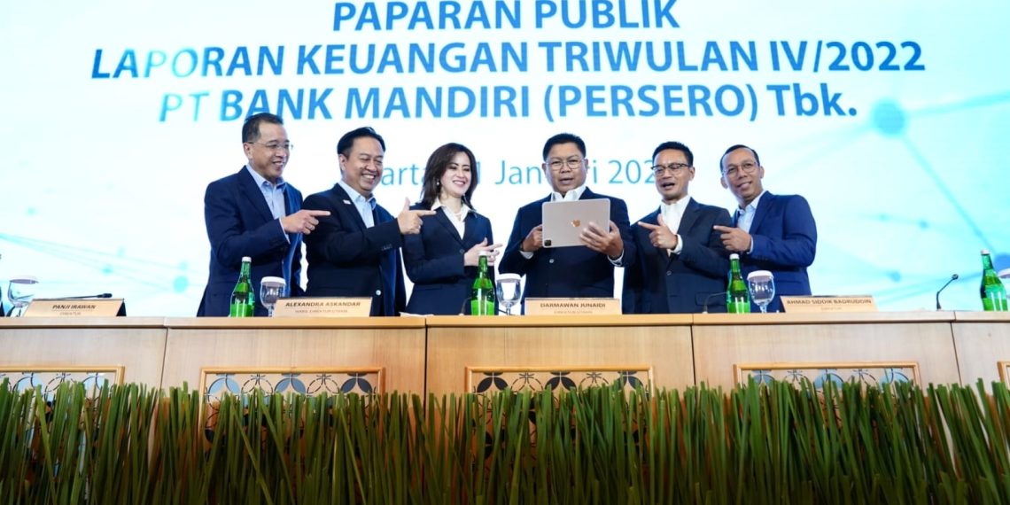 Melonjak 47% Bank Mandiri Cetak Laba Bersih Rp41,2 Triliun