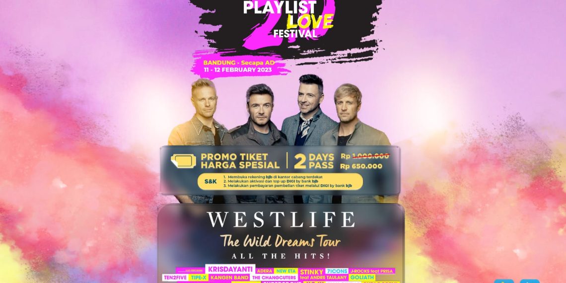 BJB Tawarkan Promo Tiket Murah DIGI Playlist Love Festival 2.0