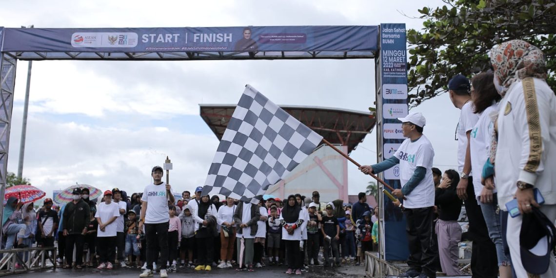 HUT BUMN, Pupuk Indonesia Gelar Jalan Sehat di 4 Provinsi