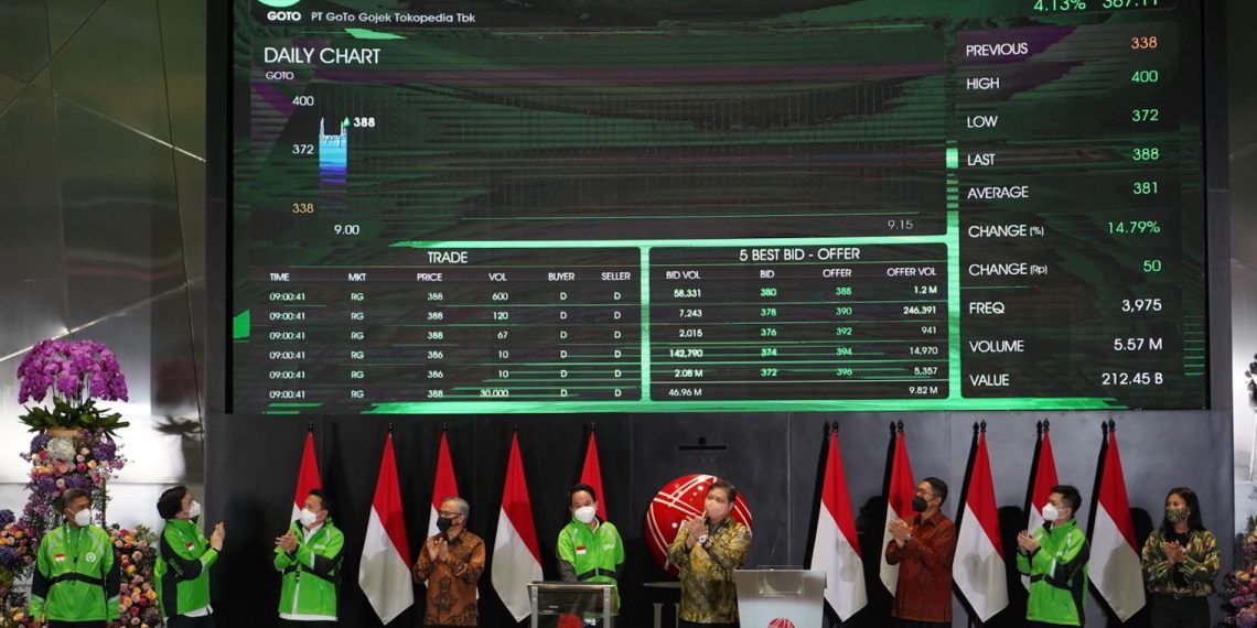 Jreng! Kompak GPF dan Softbank Lego Saham GoTo