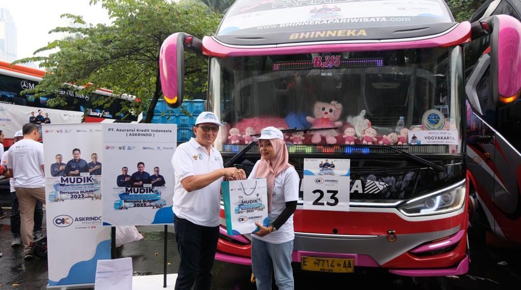 Mudik Aman, Askrindo Beri Asuransi Kecelakaan Gratis ke Ratusan Pemudik