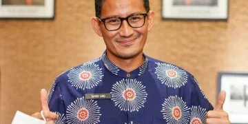 Menteri Pariwisata dan Ekonomi Kreatif (Menparekraf) Sandiaga Salahuddin Uno