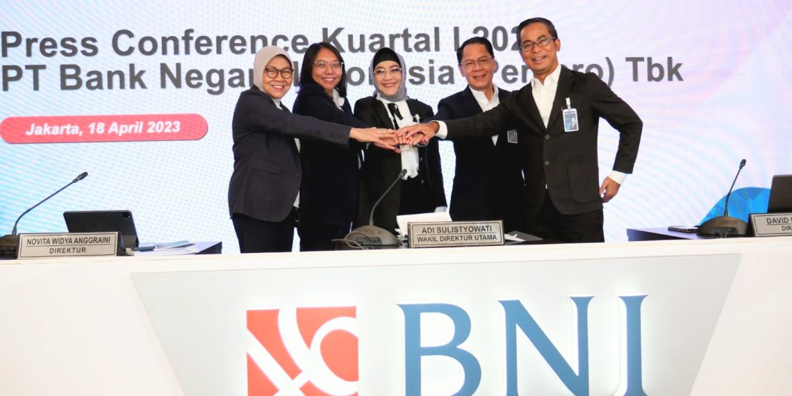 Melonjak 31,8% BNI Cetak Laba Bersih Rp5,2 Triliun di Kuartal I-2023