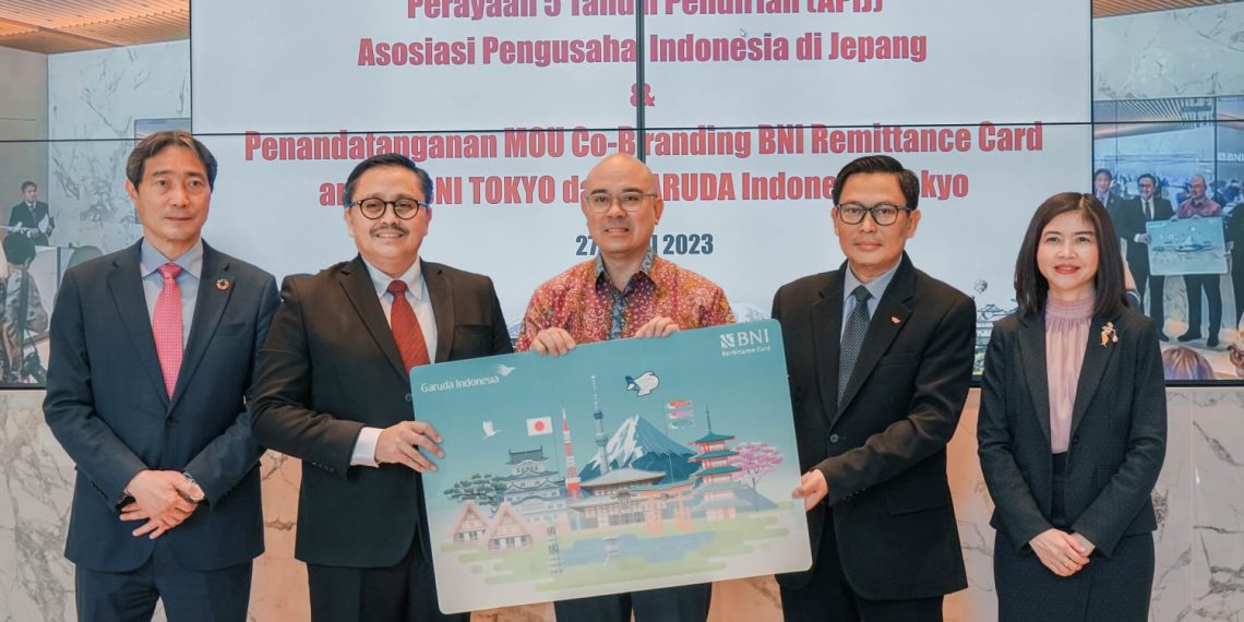 BNI Tokyo dan Garuda Indonesia Kerja Sama Co-Branding Remittance Card  